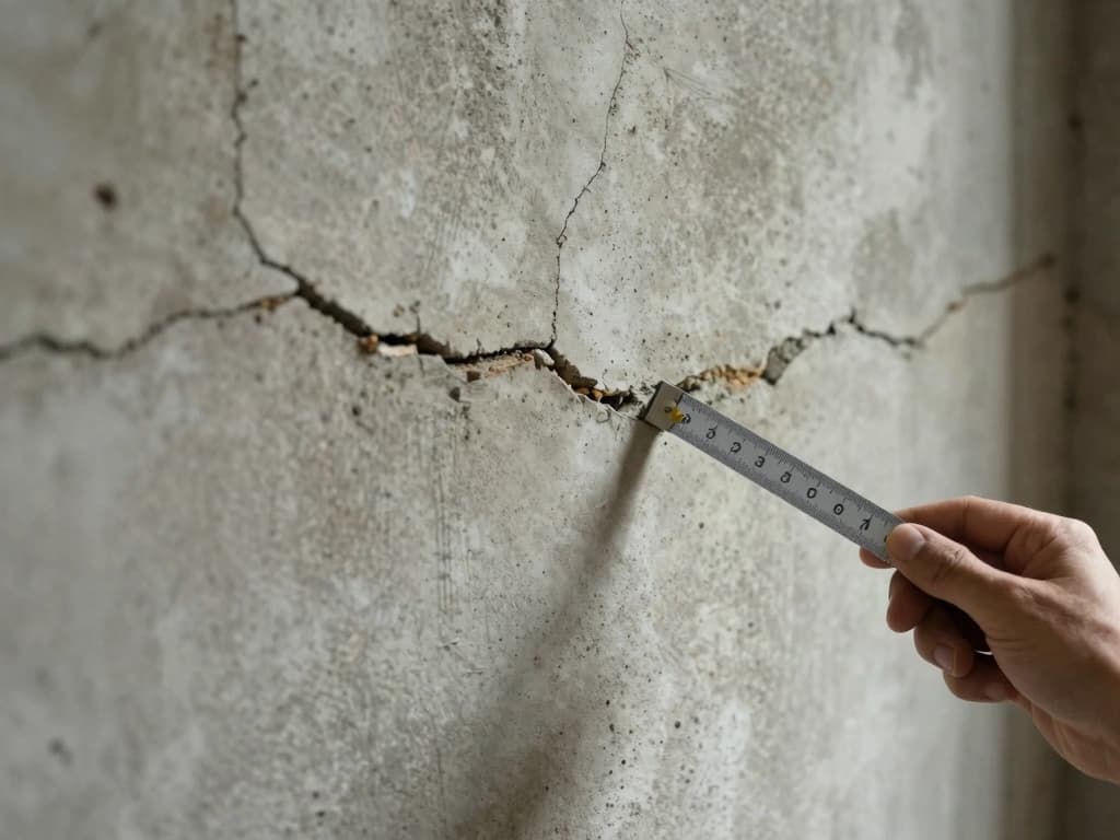 Evaluating Foundation Cracks: Understanding Severity Levels - detail